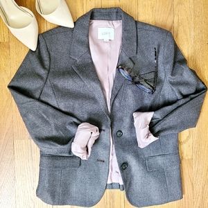LOFT Wool Blazer with Blush Lining